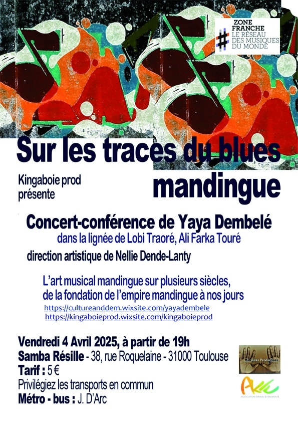 Vendredi 4 Avril – 20h : Concert-Conférence « Sur les traces du blues mandingue – Yaya Dembelé‍ »