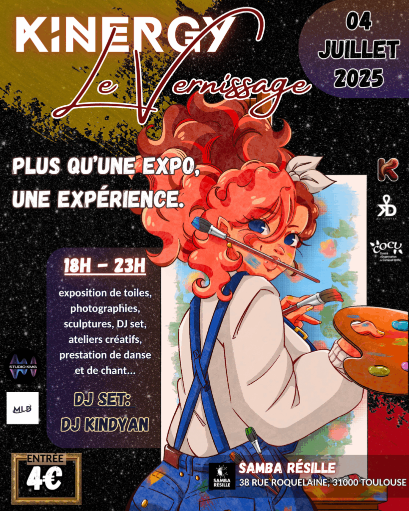 Kinergy : Le Vernissage – 04 Juillet