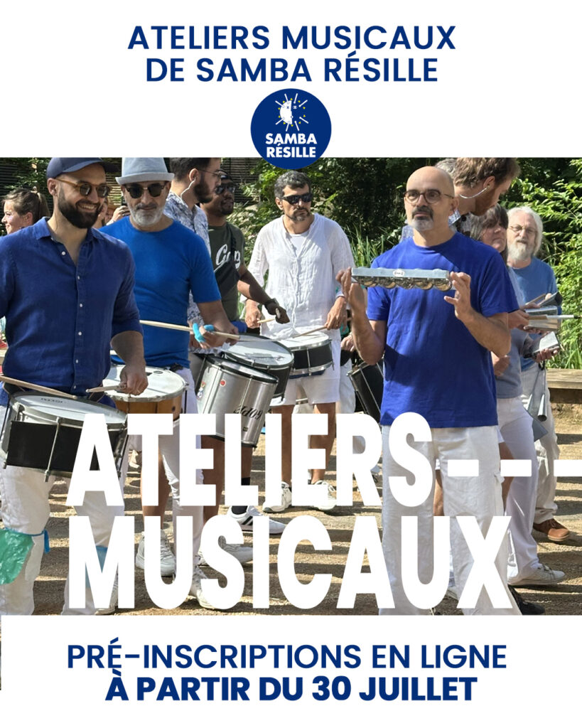 Pré-inscriptions aux ateliers musicaux – le 30 juillet