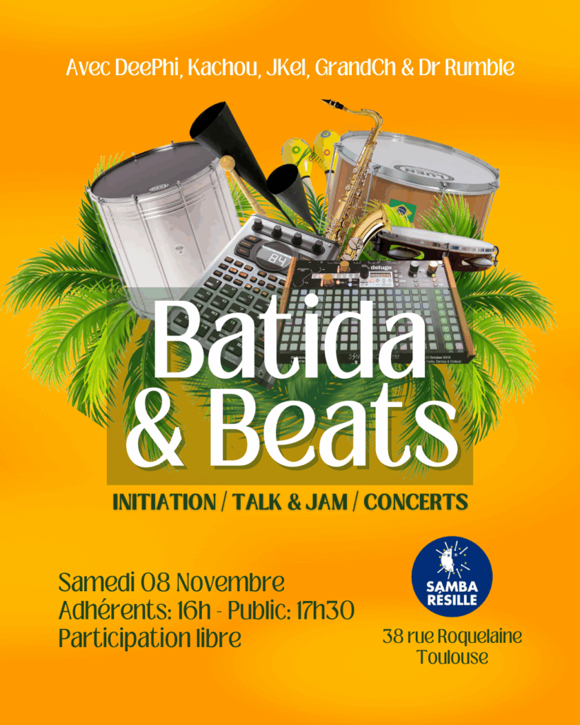 Batida & Beats le 8 novembre à partir de 16h
