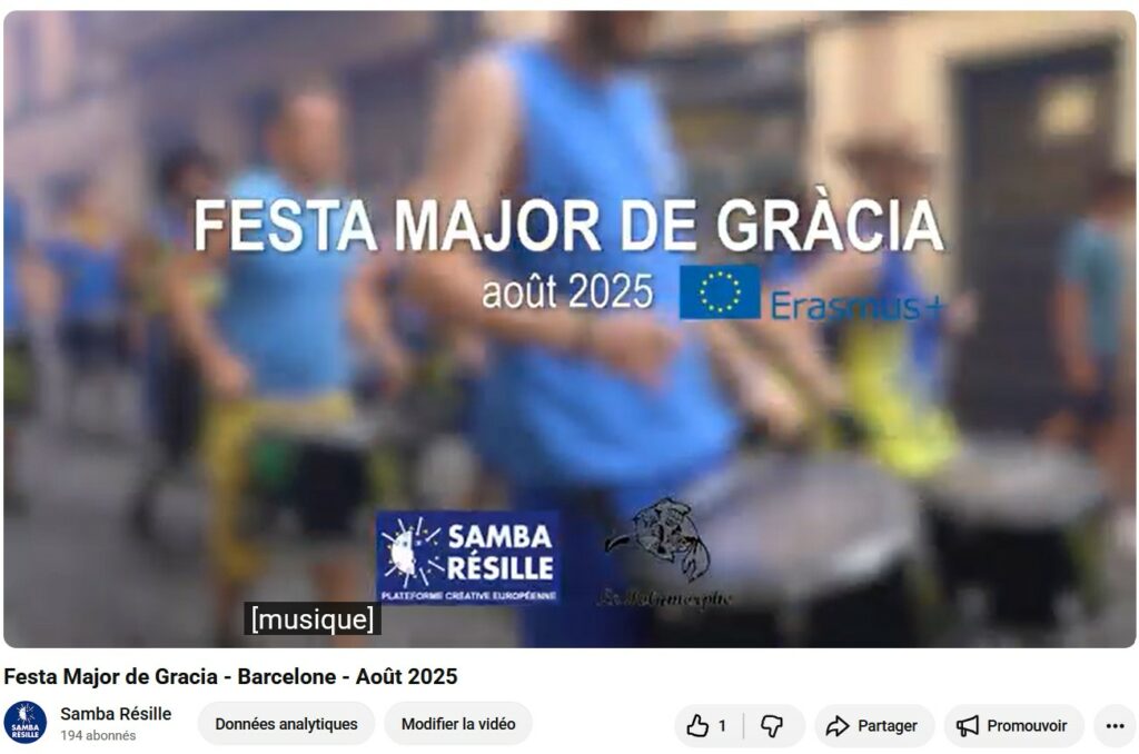 Retour en vidéo sur La festa Major de gràcia – aout 2025