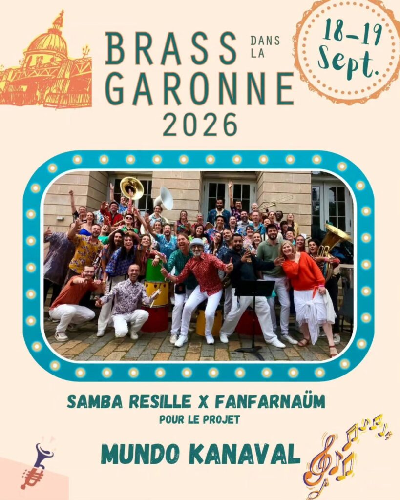 Mundo Kanaval au festival Brass dans la Garonne